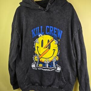 Kill Crew Black Graphic Hoodie